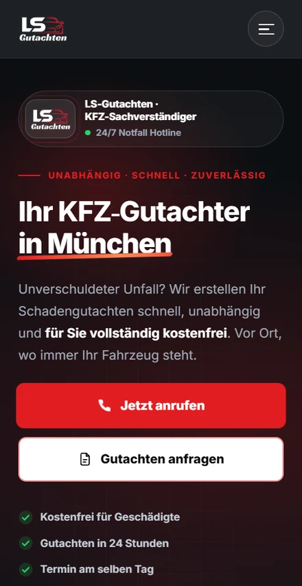 LS Gutachten auf dem Handy